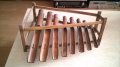 Ретро музикален инструмент-бамбуков-45х38х18см-внос швеицария, снимка 5