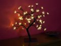 Светещо дръвче, светеща украса, светеща декорация, празнична украса, нощна лампа, топло бяло, снимка 1