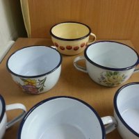 емайлирани купички чаши, снимка 5 - Антикварни и старинни предмети - 23915635