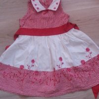 Детска рокличка с бродерии, снимка 1 - Детски рокли и поли - 21471090