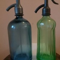 Стари цветни бутилки (сифони)за сода. , снимка 1 - Колекции - 24074944