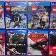 Нови ps4,Mortal,Godzilla,driveclub,lego,God of war,Batman,Marvel,wwe,, снимка 1 - Игри за PlayStation - 13455774