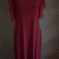 Еластична розова рокля с къдрици , снимка 6 - Рокли - 18853100