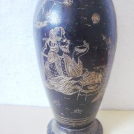 Стара бронзова ваза 2, снимка 6 - Антикварни и старинни предмети - 14786243