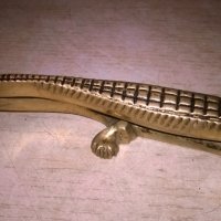 крокодил-17см-мед/месинг-внос испания, снимка 11 - Колекции - 25242723