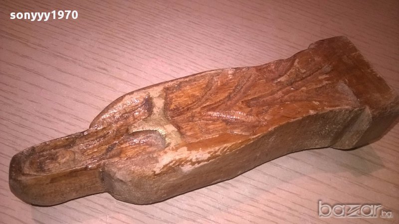 Фигура-дърворезба 17/5/4см-внос швеицария, снимка 1