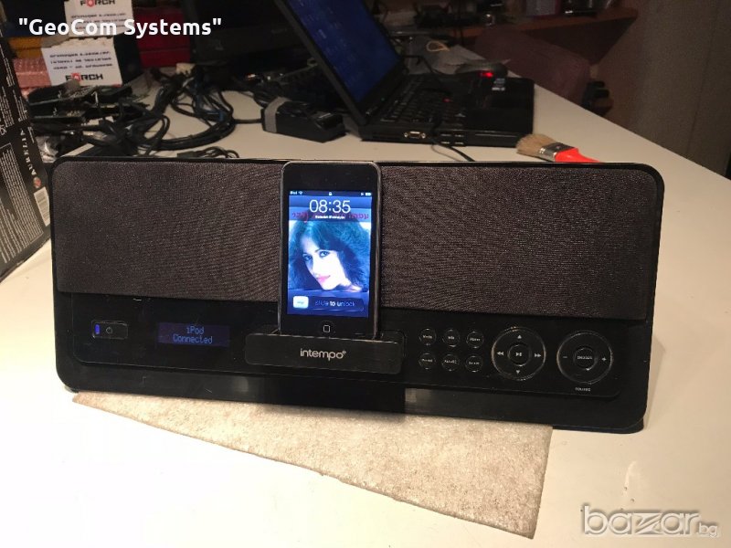Intempro RDI-02 2.1 активна мини система (50W,Tuner,iPod,USB,DAB), снимка 1