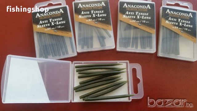 Конусовиден противоусукващ шлаух- Anaconda Anti Tangle Sleeves X-Long Army 54mm, снимка 3 - Въдици - 14935481