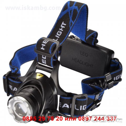 Челник с регулируем фокус XM-L T6 1200LM - код H19, снимка 6 - Екипировка - 12283333