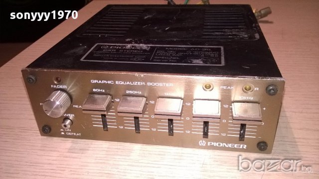 Pioneer car ampli+equalizer-ретро-внос швеицария