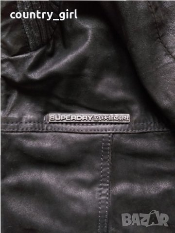 superdry womens leather jacket - страхотно дамско кожено яке, снимка 3 - Якета - 23692773