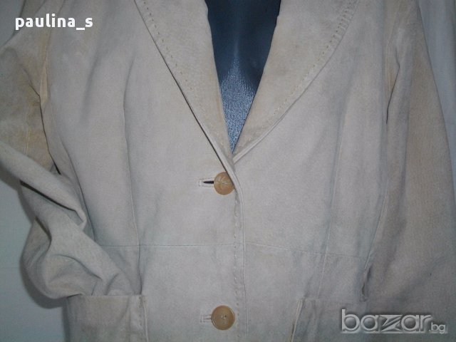 Два броя / Естествен велур / Сако ”Fransa” и "Joy" / голям размер , снимка 5 - Сака - 15396077