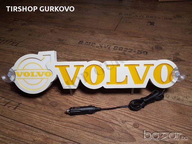 Светеща 3D табела VOLVO с лого
