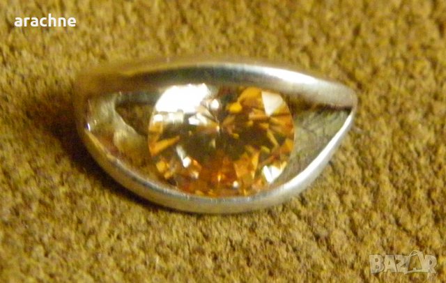 Стара италианска сребърна висулка с морганит