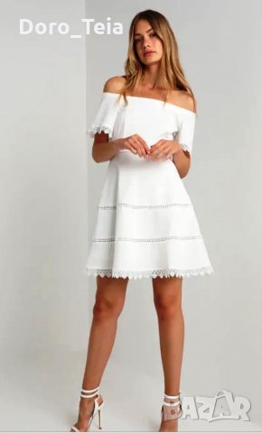 Бяла коктейлна рокля Mint&Berry M в Рокли в гр. Пловдив - ID24460939 —  Bazar.bg