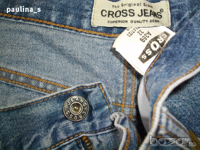 Уникална дънкова пола с асиметричен волан ”Cross Jeans” The original brand, снимка 6 - Поли - 15125425