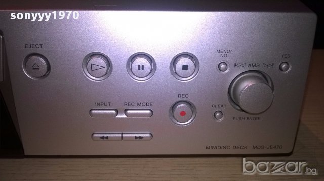 Sony mds-je470 minidisc mdlp-внос швеицария, снимка 7 - Ресийвъри, усилватели, смесителни пултове - 14757018