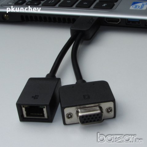 КАБЕЛ за лаптоп Acer Aspire V5 V5-571P External VGA /Ethernet Ultrabook Cable 50.4TU10.002, снимка 3 - Кабели и адаптери - 10871432
