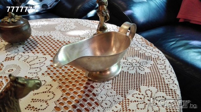 Старинен посребрен съд сосиера WMF, снимка 4 - Антикварни и старинни предмети - 19615222