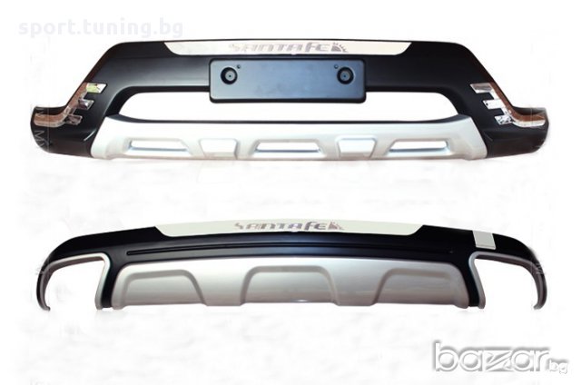 Преден и заден ролбар за Хюндай Санта Фе / Hyundai Santa Fe (2010-2012), снимка 2 - Аксесоари и консумативи - 12858256