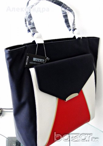 Елегантна нова италианска чанта POLLINI , снимка 6 - Чанти - 12876233