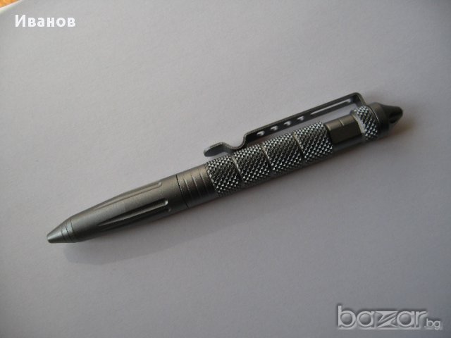 Алуминиева химикалка за тактическа отбрана и самозащита, снимка 3 - Екипировка - 17671529