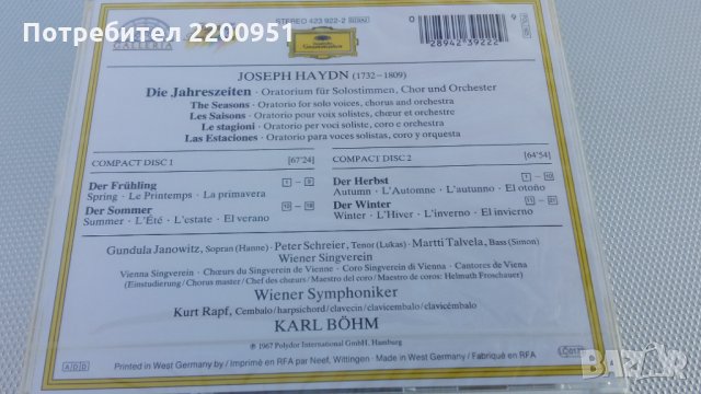 JOSEPH  HAYDN, снимка 5 - CD дискове - 24416980