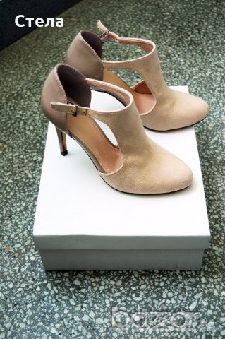 ANNA FIELD Дамски обувки, официални, нови, с кутия, беж, снимка 8 - Дамски обувки на ток - 18969279