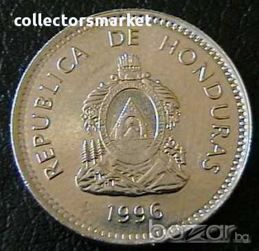 20 центавос 1996, Хондурас, снимка 2 - Нумизматика и бонистика - 13528306