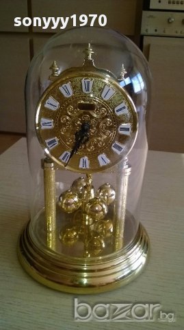 Ретро марков немски часовник-в цвят злато-внос швеицария, снимка 3 - Стенни часовници - 17559879