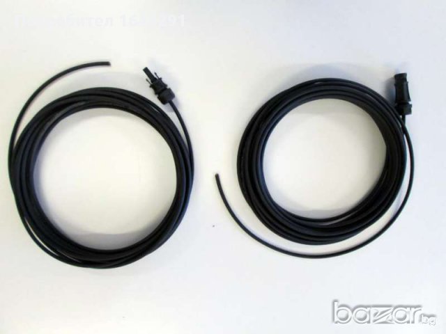 Соларен кабел 4мм2 с конектор MC4 за соларен контролер, снимка 1 - Каравани и кемпери - 17637770