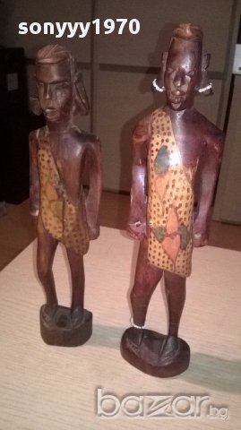 АНТИКИ-Дървени сладури-2бр-33х8см-внос швеицария, снимка 4 - Антикварни и старинни предмети - 17810077