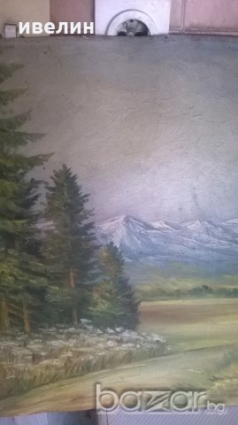 стара картина-пейзаж, снимка 3 - Картини - 18474364