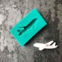 Малък самолет силиконов молд форма декорация торта мъфини украса, снимка 1 - Форми - 22989165