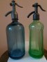 Стари цветни бутилки (сифони)за сода. , снимка 1