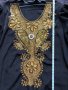 копринена рокля с бродерия за хор, снимка 1 - Антикварни и старинни предмети - 25773027
