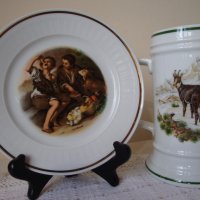 Порцелан Vintage Bavaria  чинии , снимка 4 - Антикварни и старинни предмети - 20869323