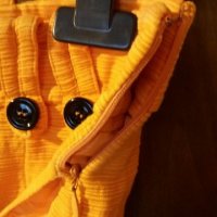 Дам.пола-"YVES SAINT LAURENT"-/памук/,цвят-оранжев. Закупена от Италия., снимка 12 - Поли - 23677247