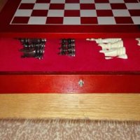 Шах в стилна дървена кутия., снимка 3 - Шах и табла - 20443111