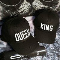 Шапка King & Queen - Тип Бейзболни, снимка 1 - Шапки - 22057138