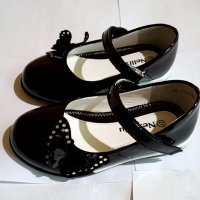 Детски черни лачени обувки Nelli Blu, № 27, снимка 7 - Детски обувки - 26121335