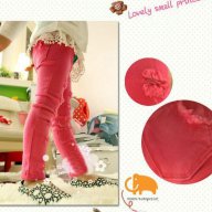 ПРОМОЦИЯ!!! Страхотно накъсано панталонче тип дънки в розово, снимка 1 - Детски панталони и дънки - 7732657