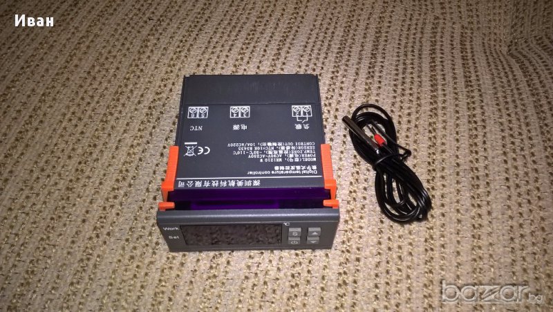 Програмируем терморегулатор STC-1000  за терариуми,аквариуми,хладилници,инкубатори,и други,220V/10A, снимка 1