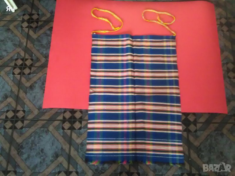 Стара Българска Ръчно Тъкана Престилка-74см/51см, снимка 1