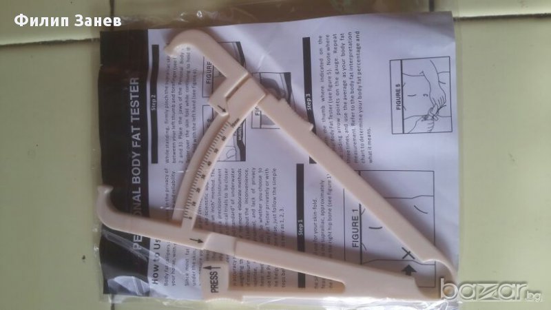 КАЛИПЕР-Уред за измерване на мазнините в тялото, снимка 1