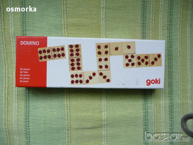 Дървен пъзел Goki с калинки Немски Гоки