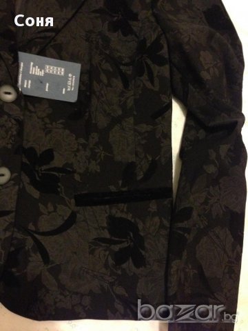 Черен костюм с флорални мотиви, снимка 3 - Костюми - 13487689