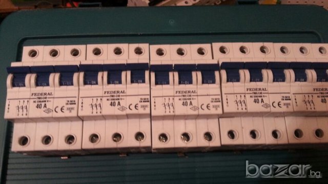 Автоматични предпазители 3р - 40  А  -  FEDERAL