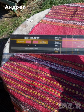 Скала за радио,радиоприемник SHARP, снимка 2 - Антикварни и старинни предмети - 24970912