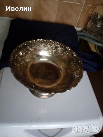 посребрена купа,фруктиера 